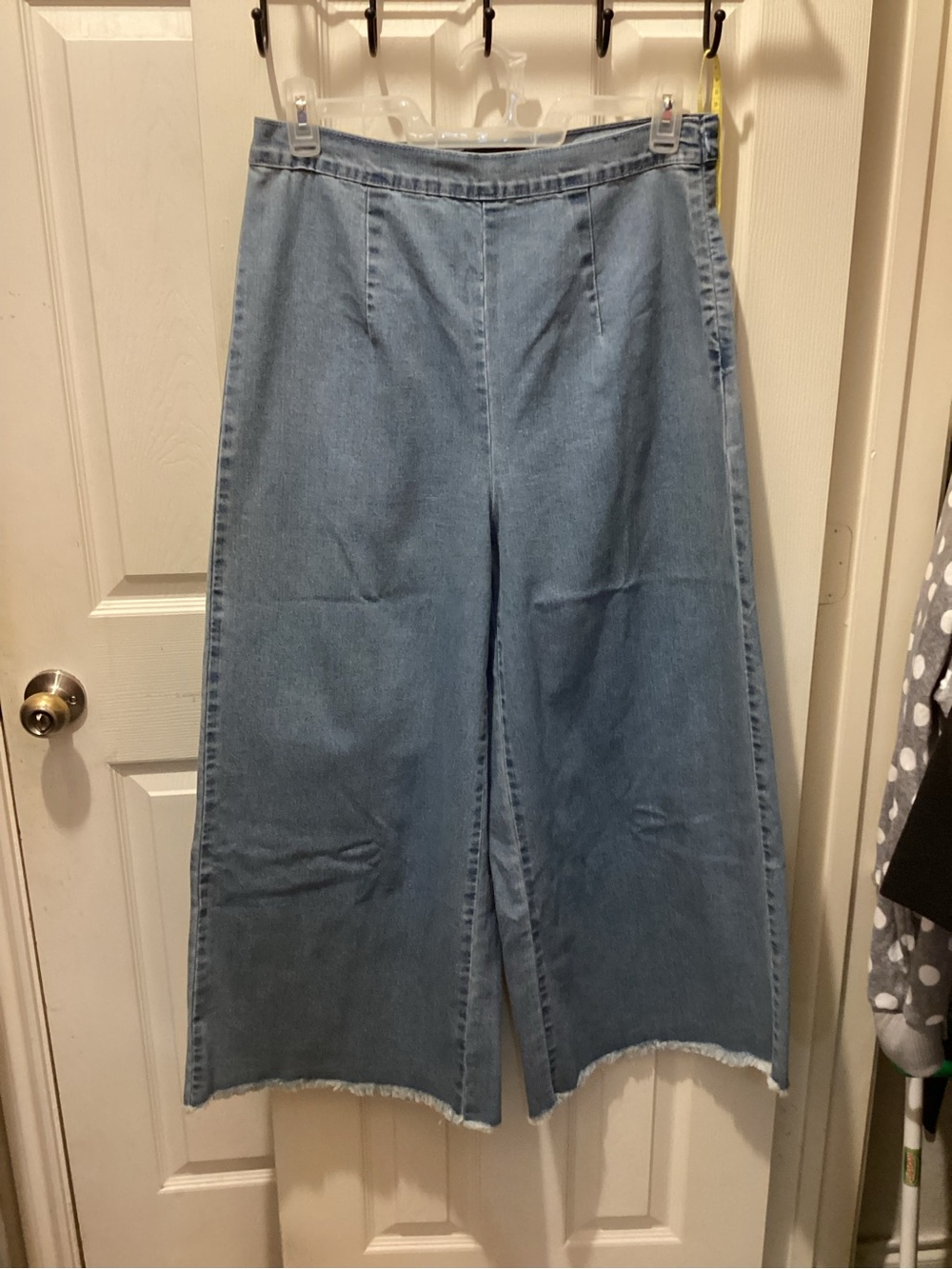 Forever 21 Light Blue Wide-Leg Jeans